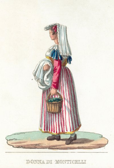 Donna Di Monticelli - Italian School