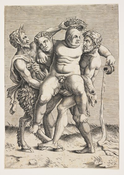Silenus ivre - Italian School