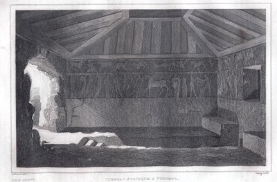 Tombe étrusque à Corneto - Italian School