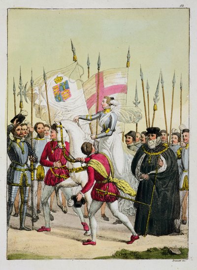 Élisabeth I, planche 12 de The History of the Nations - Italian School