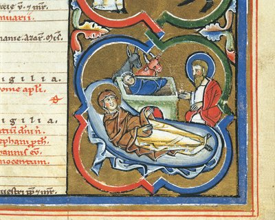 Calendrier élisabéthain, décembre, Nativité - Italian School