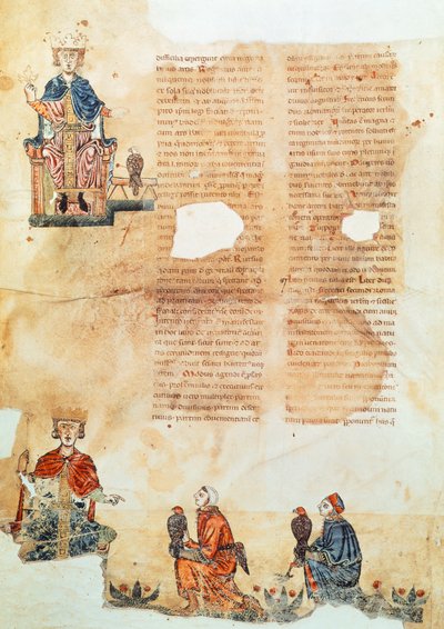 Empereur Frédéric II de Hohenstaufen, illustration de 