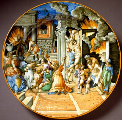 Énée et son père Anchise pendant l