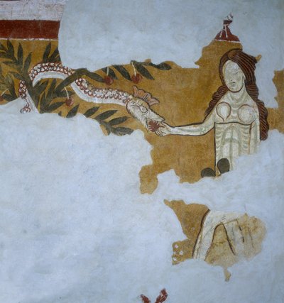 Ève et le serpent - Italian School