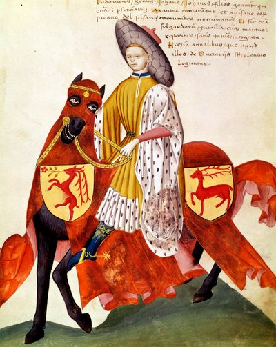Fauconnier à cheval - Italian School