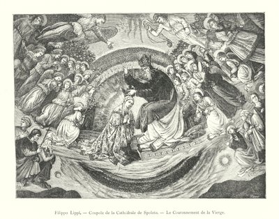 Filippo Lippi, Coupole de la Cathédrale de Spoleto, Le Couronnement de la Vierge - Italian School