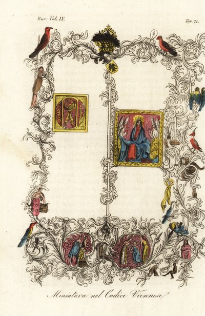 Première page du célèbre Codex de Vienne de la Bulle d