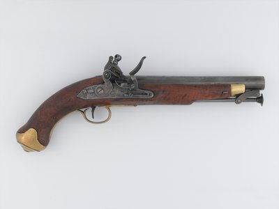 Pistolet à silex de calibre 16, modèle New Land, Dragons légers, c.1808 - Italian School