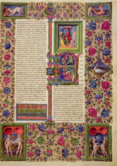 Premier Livre des Rois, de la Bible Borso d