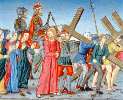 Christ est conduit au Calvaire - Italian School