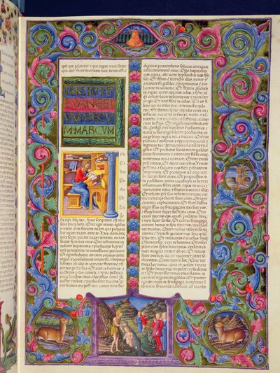 Deuxième Évangile de Marc, de la Bible Borso d