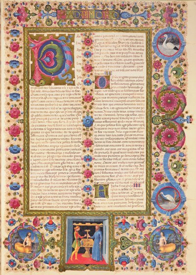 Fol.208r Lettre de Saint Paul à Timothée, de la Bible Borso d