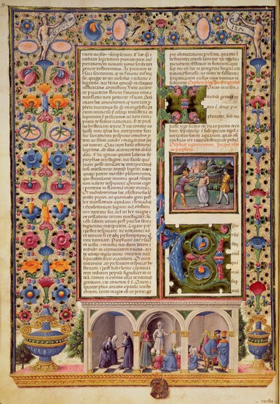Prologue au Livre des Prophètes (Isaïe), de la Bible Borso d
