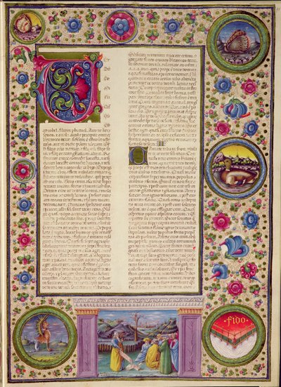 Fol.91r Livre du prophète Joël, de la Bible Borso d