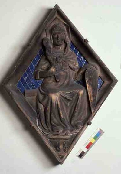 Force, carreau en relief du Campanile - Italian School