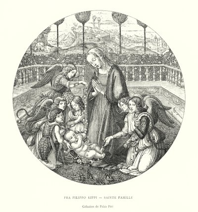 Fra Filippo Lippi, Sainte Famille, Collection du Palais Pitti - Italian School