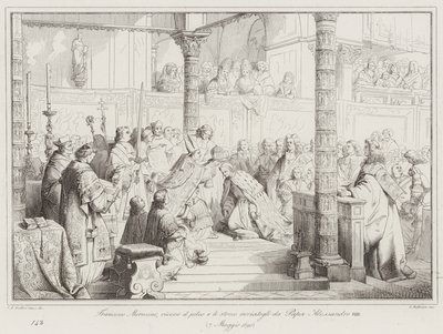 Francesco Morosini, Reçoit le Pileus et l