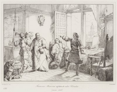 Francesco Morosini Refuse de Céder Candie - Italian School