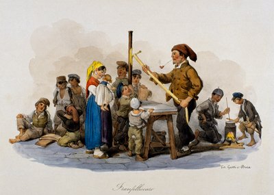 Franfellicaro (fabricant et vendeur de bonbons durs), Italie - Italian School