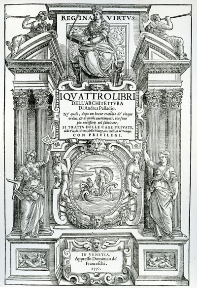 Frontispice des Quattro libri dell