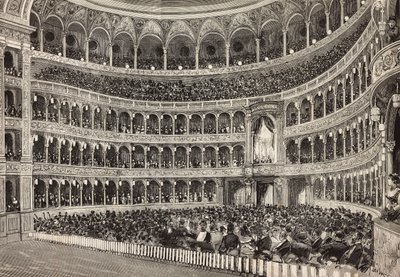 Soirée de gala au théâtre Costanzo en l