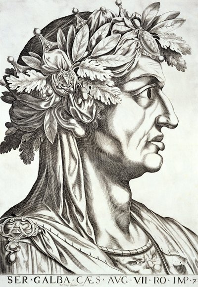 Galba César (3 av. J.-C.-69 ap. J.-C.), 1596 - Italian School