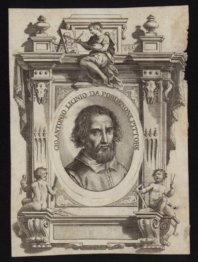 Giovanni Antonio de Sacchis, gravure par Giorgio Vasari - Italian School