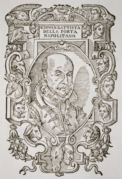 Giovanni Battista della Porta (1535-1615) de son livre, Delle Celeste Fisionomia, Padoue 1616, illustré dans Histoire de la Magie, publié à la fin du 19e siècle - Italian School