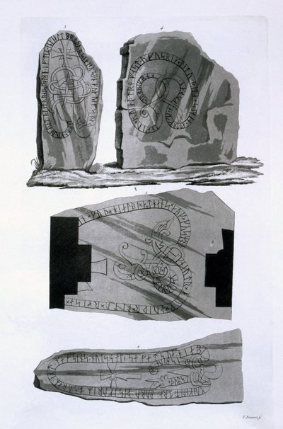 Bronzes de Gnistad, vers 1820-30 (gravure en couleur) - Italian School