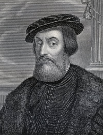 Hernan Cortes, gravé par William Holl, vers 1830 - Italian School