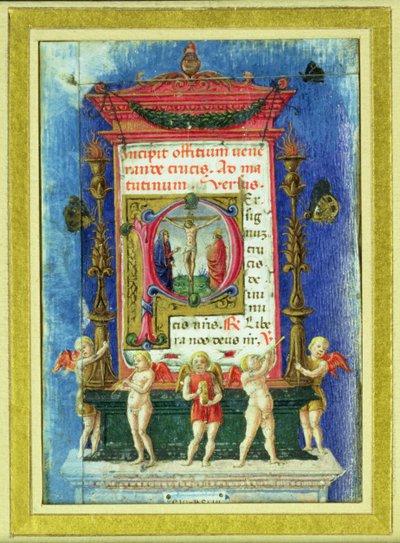 Initiale historiée 