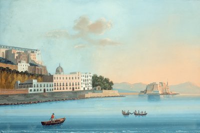 Il Chiatamone (détail) - Italian School