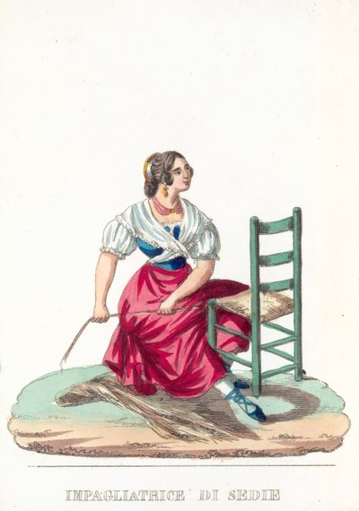 Impagliatrice Di Sedie - Italian School