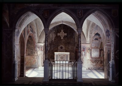 Vue intérieure du presbytère et de l