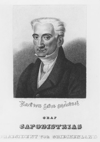 Ioannis Kapodistrias (gravure) - Italian School