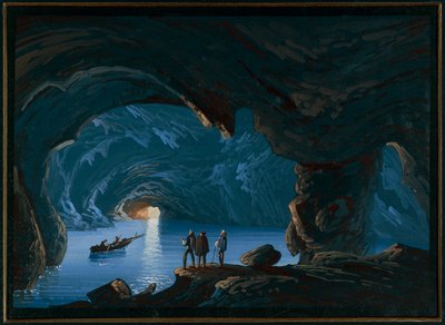 Île de Capri, la Grotte Bleue - Italian School