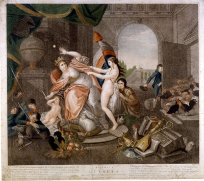Publication satirique italienne anti-française sur l