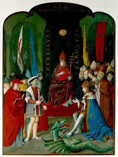 Le roi Henri VIII en dispute avec l
