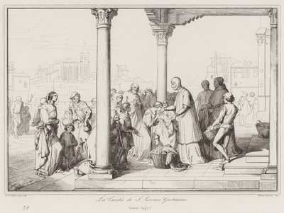 La Charité de S. Lorenzo Giustiniani - Italian School