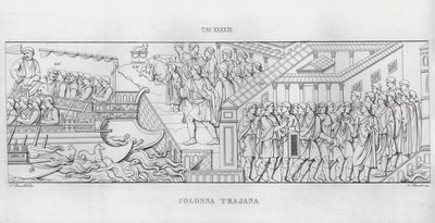 La Colonne Trajane - Italian School