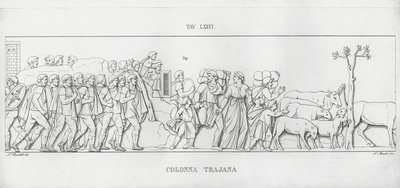 La Colonne Trajane - Italian School