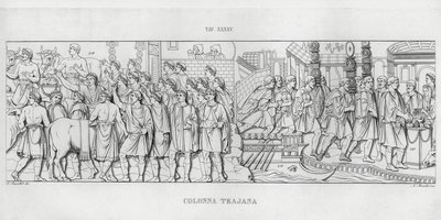 La Colonne Trajane - Italian School