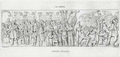La Colonne Trajane - Italian School