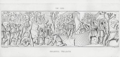 La Colonne Trajane - Italian School