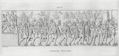 La Colonne Trajane (gravure) - Italian School