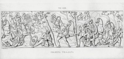 La Colonne Trajane (gravure) - Italian School