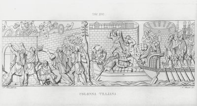 La Colonne Trajane (gravure) - Italian School