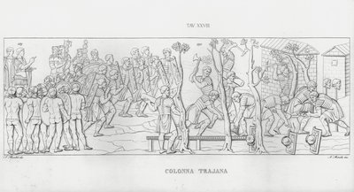 La Colonne Trajane - Italian School