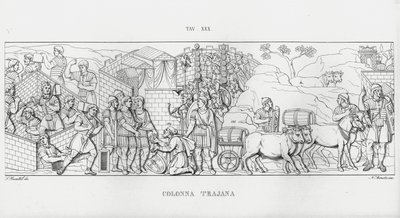 La Colonne Trajane - Italian School
