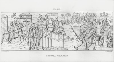 La Colonne Trajane - Italian School